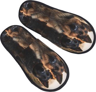 Generic Shoes Animal German Shepherd Lightweight Slippers Reusable Sliders For Big Kid Outdoor Christmas M