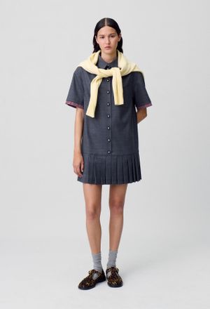 Claudie Pierlot Robe courte plissée