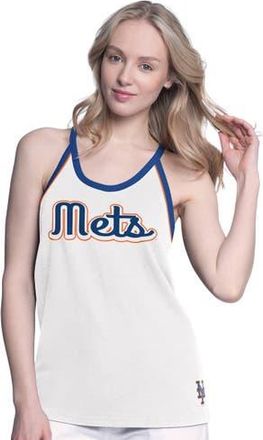 G-III 4Her by Carl Banks Womens G-III 4Her by Carl Banks White New York Mets Curveball Tank Top at Nordstrom, Size Xx-Large