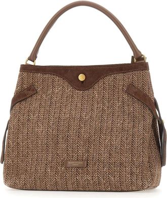 Gianni Chiarini Handbags, female, Brown, Size: ONE SIZE Claudette Shoulder Bag