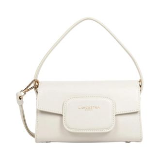Lancaster Paris Pad Mini Crossbody Tas - Dames - Tassen - Beige - Maat: ONE Size Leer