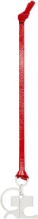Courr&egrave;ges Leather Keyring - unisex - Sleutelhangers & Tashangers - Rood - ONE Size - Leer - Accessoires