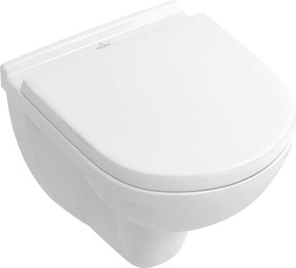 Villeroy & Boch Villeroy&boch - Inodoro De Fondo Profundo, 360 X 490 Mm, Directflush, Dise&ntilde;o Suspendido, Desag&uuml;e Horizontal, Porcel&aacute;nico Sanitario Blanco