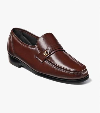 Florsheim Mens Riva Shoes In Cognac