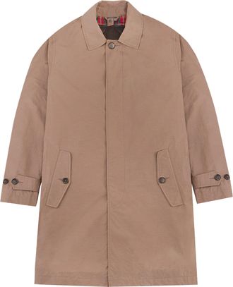 Baracuta Mid-Length Casual Jacket with Quilted Tartan Lining