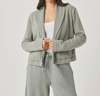 Splendid Greta Terry Blazer In Eucalyptus