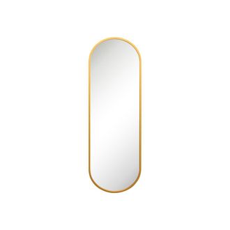 MirrorOutlet Gold Metal Framed Double Arched Garden Wall Mirror (180 X 60CM) | Size: 1 Pack