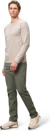 Pact Organic Cotton Stretch Twill 5-Pocket Pant in Castor Green at Nordstrom, Size Xx-Large 34