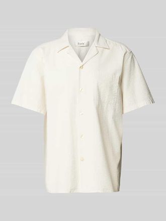For&eacute;t Regular Fit Freizeithemd mit 1/2-Arm Modell HUSH SEERSUCKER in Offwhite, Gr&ouml;&szlig;e XL