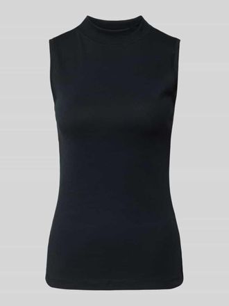 Christian Berg Shaped Fit Top aus reiner Baumwolle in Black, Gr&ouml;&szlig;e XL