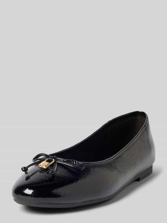 Tommy Hilfiger Ballerinas aus Lackleder in BLACK, Gr&ouml;&szlig;e 36
