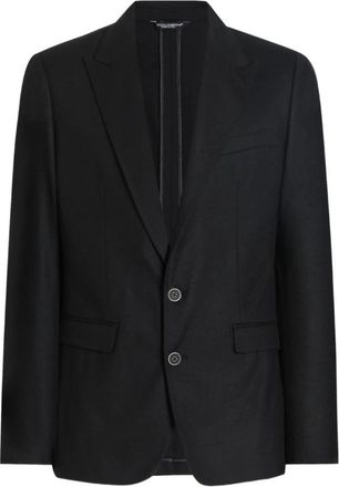 Dolce & Gabbana Giacca Taormina monopetto - Heren - Blazers - Zwart - M - Wol - Jassen