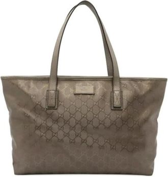 Gucci Pre-owned Tote Bags, female, Brown, Size: ONE SIZE Pre-owned Fabric gucci-bags
