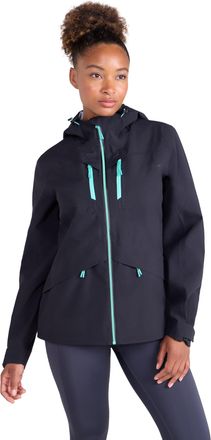 Mountain Warehouse 3 Layer Rhine Extreme Womens Waterproof Jacket Black Womens Size 12
