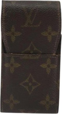 Louis Vuitton Pre-owned Accessories, female, Brown, Size: ONE SIZE Pre-owned Cigarette Case