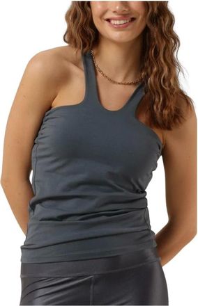 10 Days Sporty Wrapper Dames Tops & T-shirts - Dames - Tops zonder mouwen - Blauw - XS - Tops