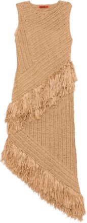 Simon Miller Beja midi dress - women - Polyester/Cotton/Polyester - L - Neutrals