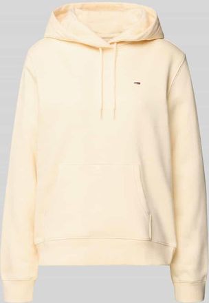 Tommy Jeans Regular Fit Hoodie aus Baumwoll-Mix in GELB, Gr&ouml;&szlig;e XL