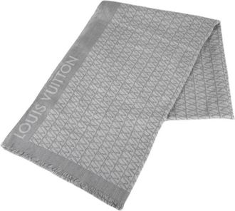 Louis Vuitton Pre-owned Stole - Dames - Vintage Accessoires - Grijs - ONE Size - Katoen - Vintage