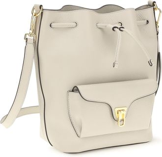Coccinelle Womens Beat Generation Bucket Bag Eucalipto Calf Leather Bos Taurus