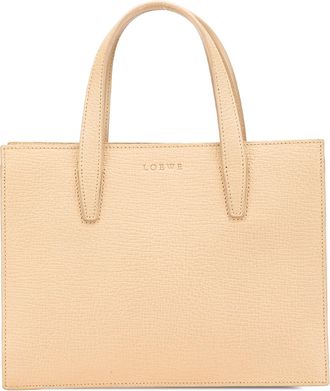 Loewe Pre-owned Womens Vertical Tote Bag - Ivory Leather - One Size