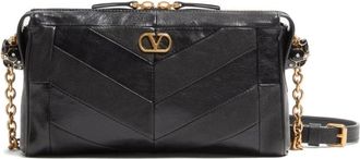 Valentino Garavani Bolso Cruzado Peque&ntilde;o Panthea Acolchado Chevron - Bags - Mujer - Negro - ONE SIZE
