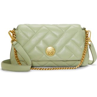 Vince Camuto Kisho Quilted Leather Crossbody Bag in Seafoam Sheep Hunter at Nordstrom