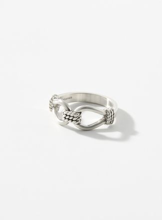 Serge DeNimes Mens Lasso silver ring