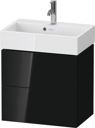 Duravit L-cube Mueble De Ba&ntilde;o De Pared Compact, 2 Cajones, Ancho: - Duravit