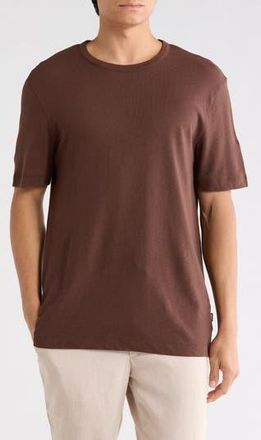BOSS Taut Short Sleeve T-Shirt in Dark Brown at Nordstrom Rack, Size X-Large