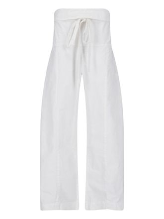 Matteau High-Waist Wide-Leg Trousers with Tie Belt