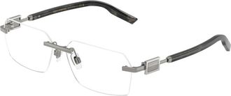 Dolce & Gabbana Stijlvolle Brilmonturen voor Mannen - Heren - Brillen - Grijs - 60 MM - Accessoires