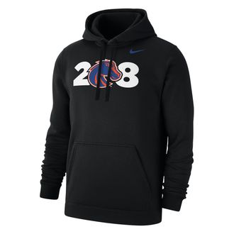 Nike Mens Club Fleece Football Pullover Hoodie in Black | M31777P4982-BLK