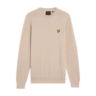 Lyle & Scott Heren, Truien, Beige, Maat: S Katoen