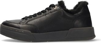 Salamander Leren sneaker - Dames - Sneakers - Zwart - 41 EU - Leer - Schoenen