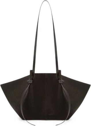 Yuzefi Medium Mochi Suede Shoulder Bag