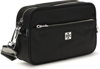 Tory Burch Womens Shoulder Bag Virginia Black Polyamide