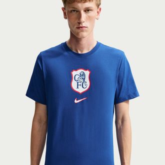 Nike Chelsea FC Nike Mens Soccer T-Shirt in Blue | IQ4996-495