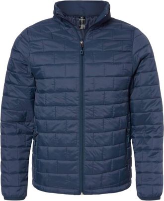 Burnside Mens Elemental Puffer Jacket In Navy