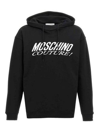Moschino Logo Print Hoodie