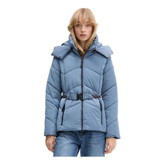 Desigual Dames, Jassen, Blauw, Maat: S Leer