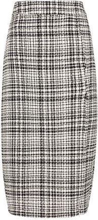 8 by YOOX HIGH-WAIST ZIP DETAIL SLIT MIDI SKIRT