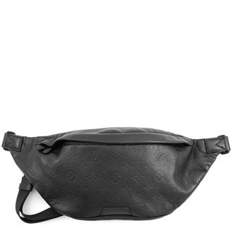 Louis Vuitton Black Noir Monogram Shadow Sling Bag (Pre-Owned)