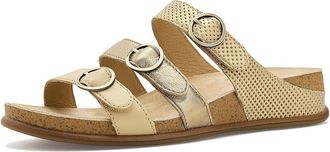 Dansko Campbell Womens Sandals Gold : EU 41 (US Womens 10.5-11) Regular, Leather