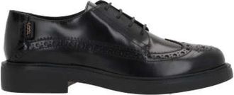 Tod's Zwarte Derby Platte Schoenen - Dames - Veterschoenen - Zwart - 36 1/2 EU - Leer - Schoenen