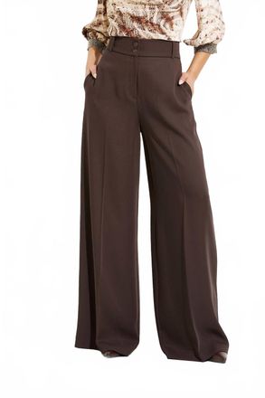 Joseph Ribkoff High Waisted Pant In Mocha Brown