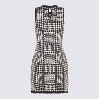 Twin-Set Womens Dresses Check Neve-Nero _vi Pa Wo Neve/nero