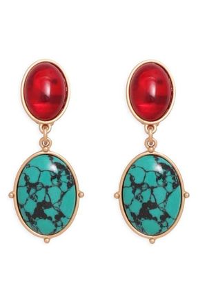 Petit Moments Palm Drop Earrings in Gold at Nordstrom