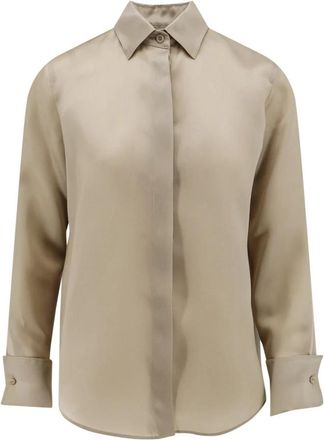 Max Mara Shirts - Dames - Overhemden - Groen - L - Overhemden