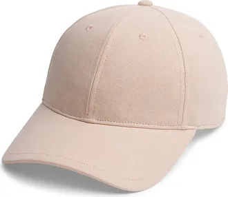 Rag & Bone Spire Linen Twill Baseball Cap in Coral at Nordstrom